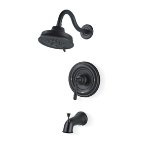 APT141-MB Grifo de baño para bañera Grifo mezclador oculto Grifos de baño y ducha negros