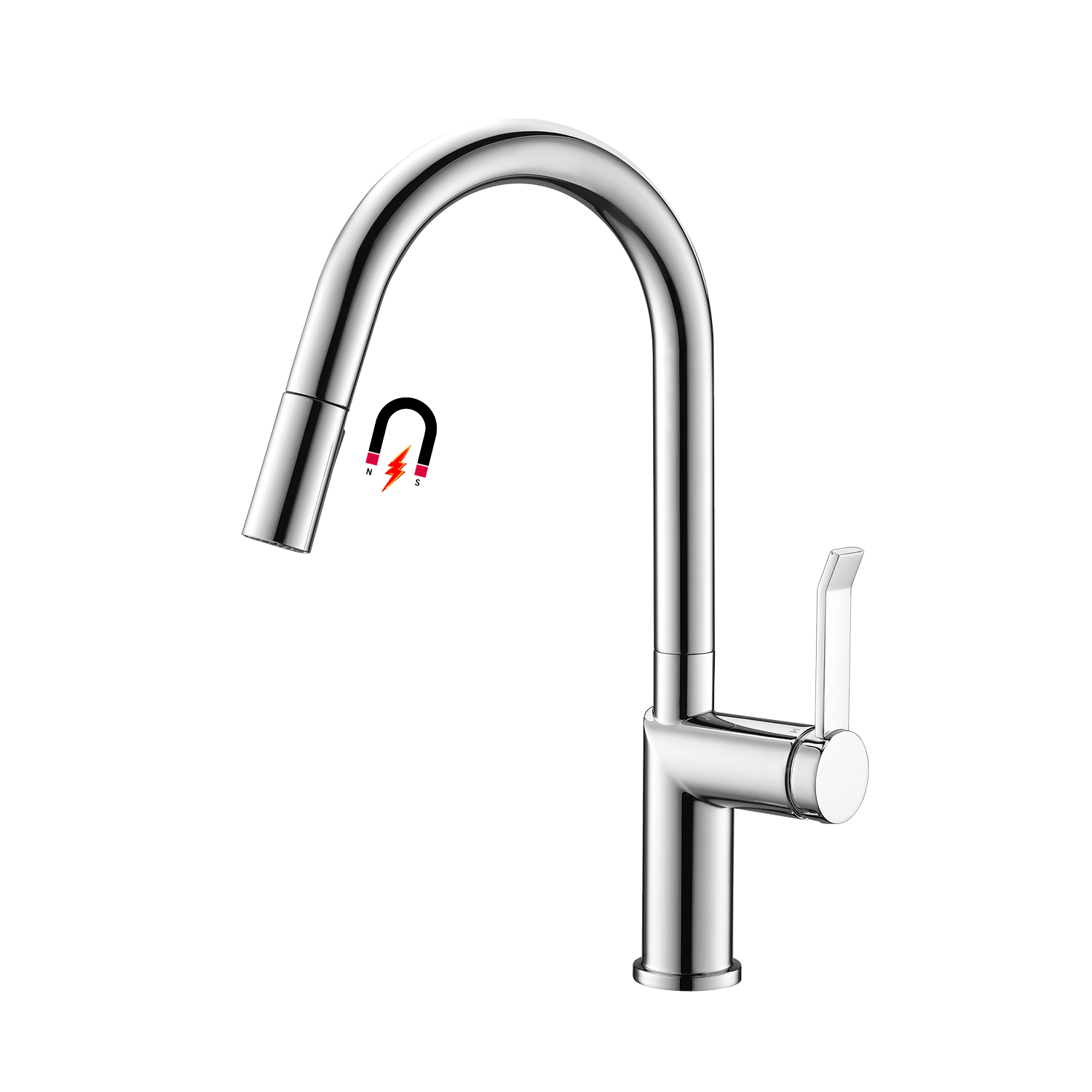 Proveedor de China, grifos de fregadero de cascada de acero inoxidable, grifo de cocina extraíble extraíble