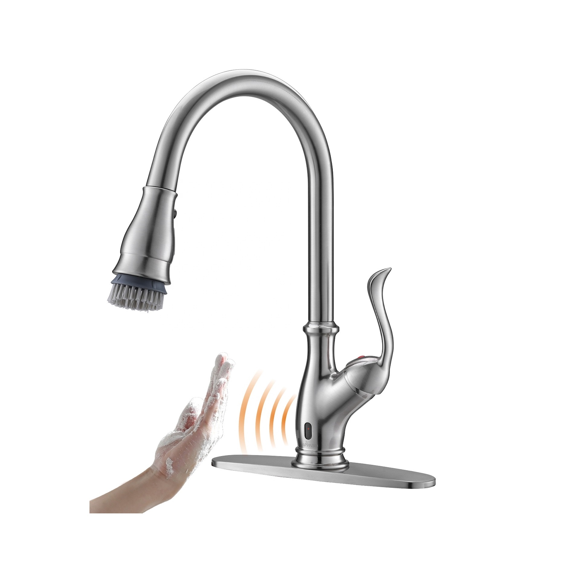 Grifo de cocina con Sensor de grifo de agua automático de alto estándar extraíble con mejores ventas