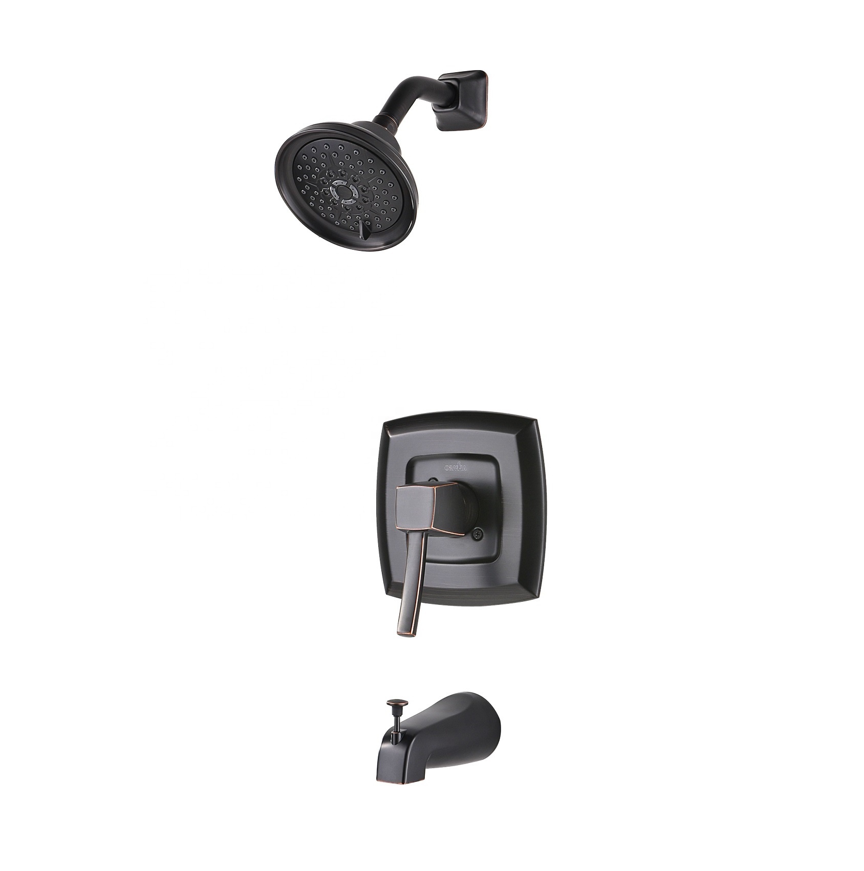 Grifo de baño Grifo de baño de latón Juego de grifos de baño y ducha montados en la pared Juego de ducha de baño