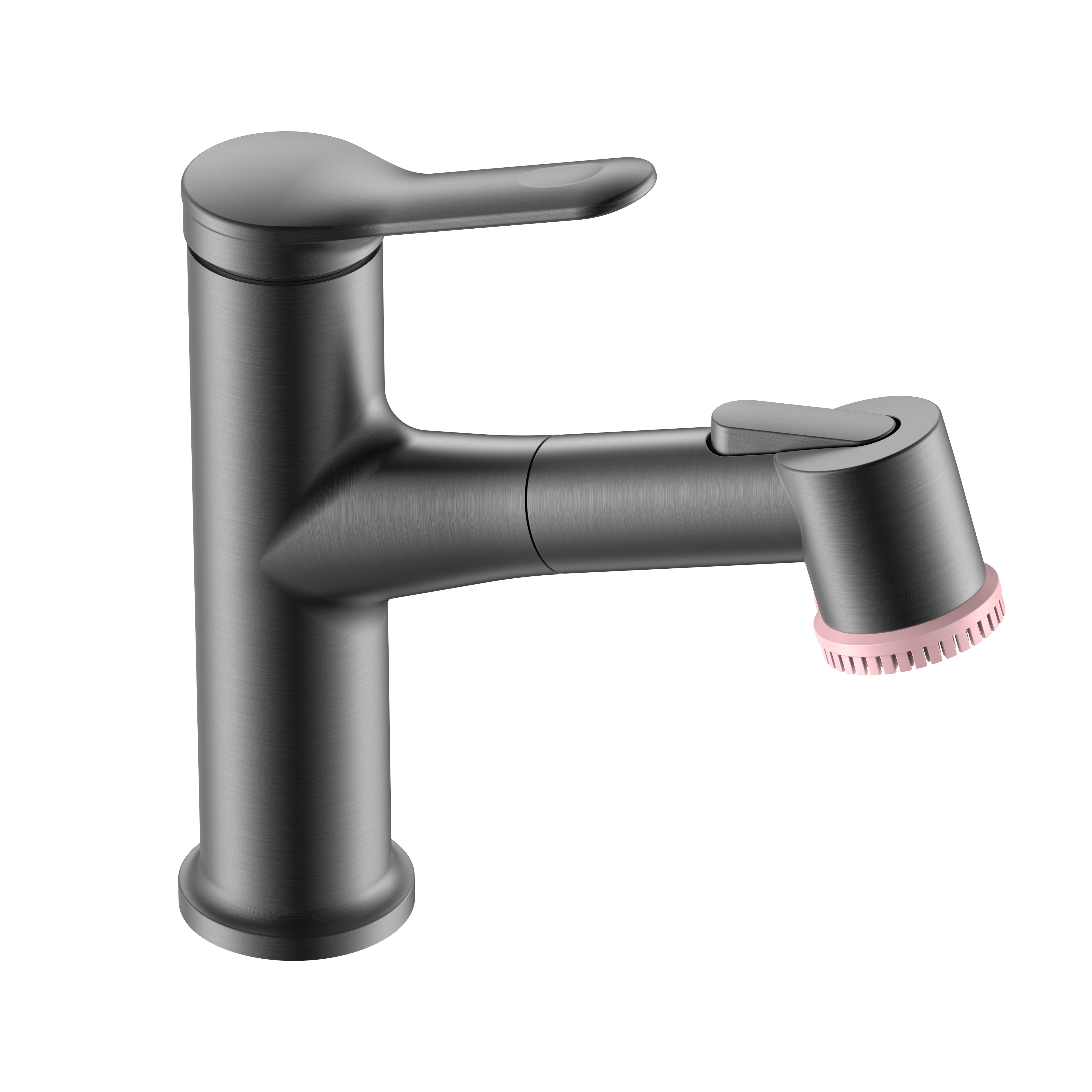 Los mejores grifos de baño Grifo de baño extraíble Grifo de baño de acero inoxidable negro