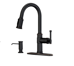 APS136-ORB Grifo de cocina con rociador extraíble Grifo de cocina de bronce aceitado