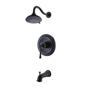 ORB Color CUPC Grifo de ducha negro oculto para baño de un solo orificio